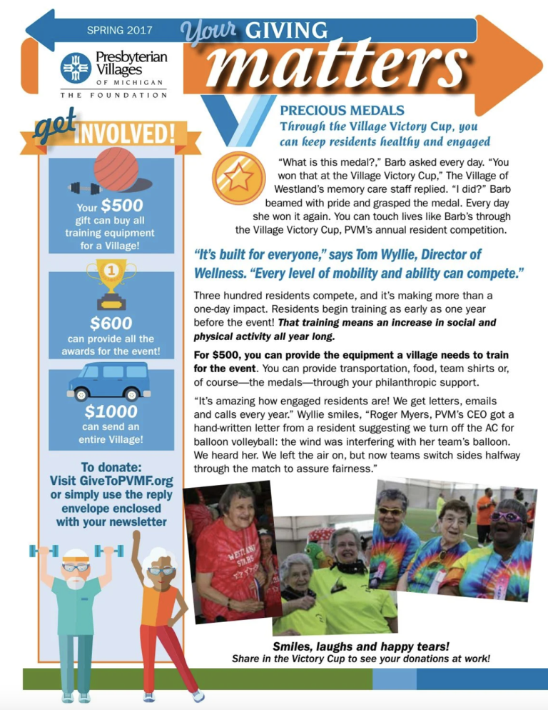 Your Giving Matters – Spring 2017
