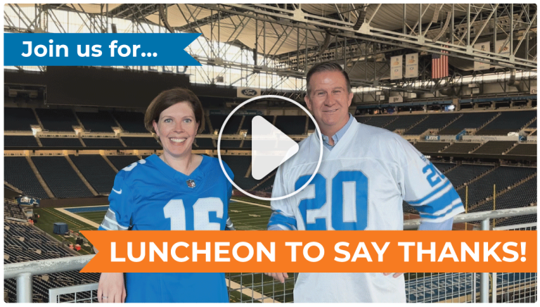 Exclusive Celebration at Ford Field: Join Us for the Luncheon to Say Thanks! | PVM Foundation